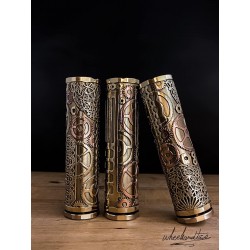 The 28mm brass and steampunk mechanical mod ( 21700 28 mm )
