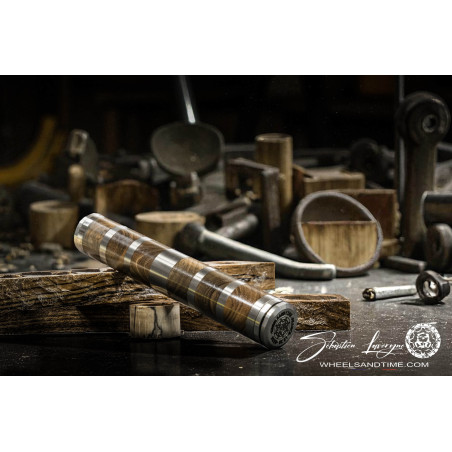 STACKED walnut stab wood  28mm -21700
