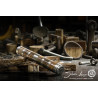 STACKED walnut stab wood  28mm -21700