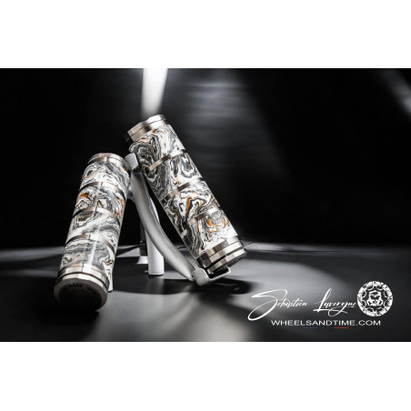 MATERIA 30mm white black and gold    -21700 ( be ready )