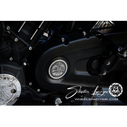 belt cover insert " indian us "- custom motorcycle accessory