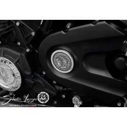 belt cover insert " indian skull "