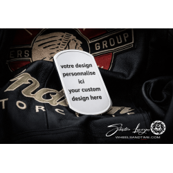 INSERT DE RESERVOIR "personnalisable"-velcro aluminium