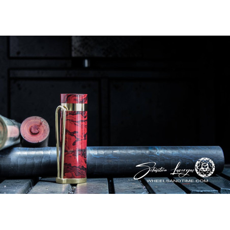 LE STRATA- ébonite rouge -21700 -30mm - pret a partir