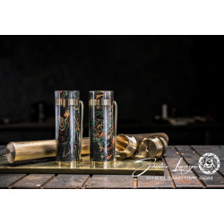 copy of STRATA - ebonite - blue -30 MM- 21700- hybride- ready to go