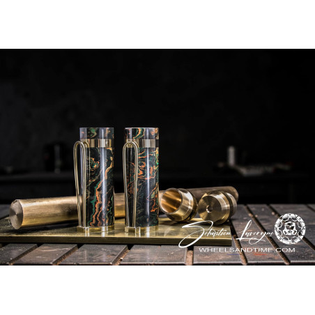 copy of STRATA - ebonite - blue -30 MM- 21700- hybride- ready to go